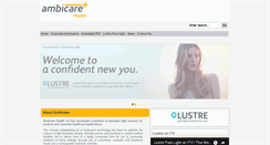 Desktop Screenshot of ambicarehealth.com